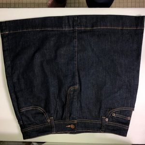 GARNET HILL Jean SKIRT BLUE